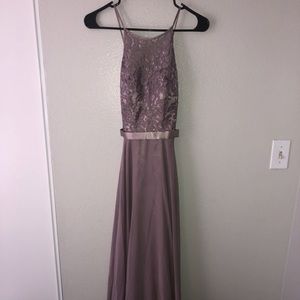Purple prom dress